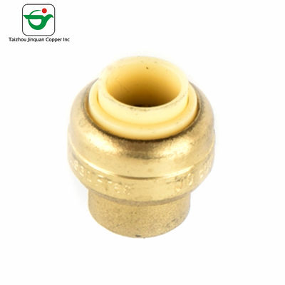 Conector de cobre amarillo de la manguera del casquillo de extremo del tubo de aceite del certificado el 1/2 de CUPC”